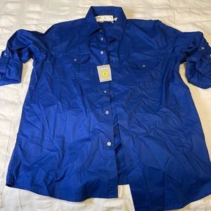 Dark Blue Liz Claiborne Dress Shirt